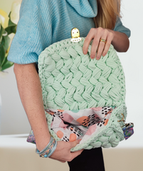 Sac en crochet Menthe