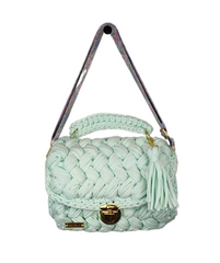 Sac en crochet Menthe