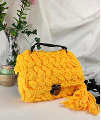 Sac en crochet Citron