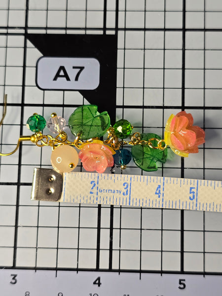Boucles d’oreilles Nénuphar