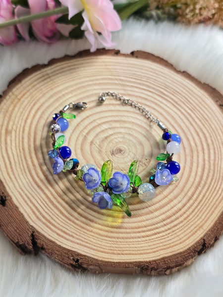 Bracelet pastel bleu
