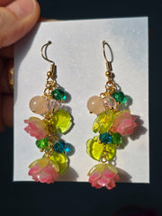 Boucles d’oreilles Nénuphar