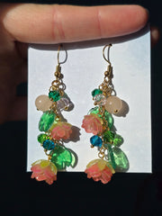 Boucles d’oreilles Nénuphar