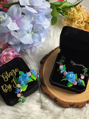 Bracelet Hortensia bleu