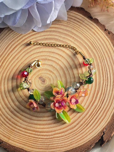 Bracelet Orchidées Symphony